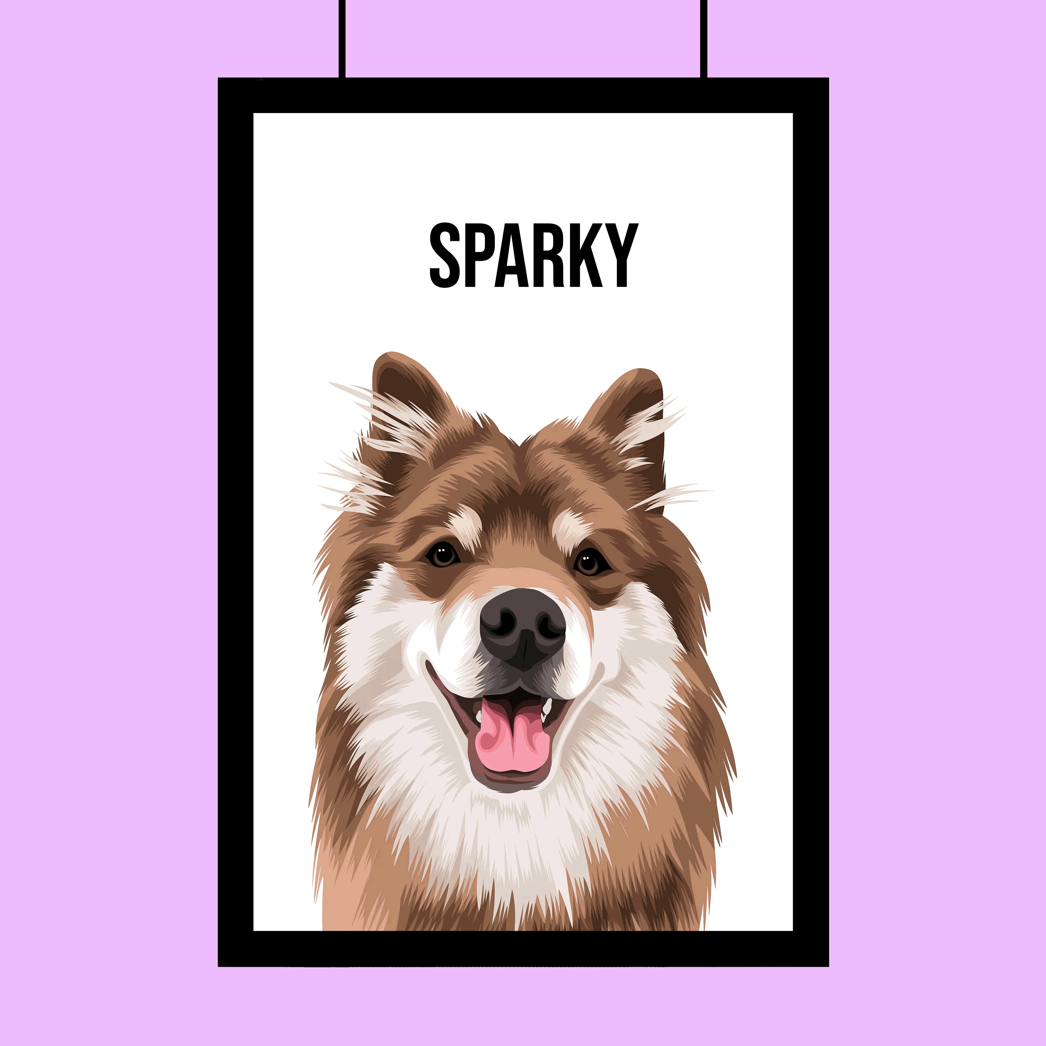 Modern Pet Vector - Custom Pet Portrait - Master